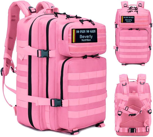 BEVERLY MOCHILA TACTICA | Capacidad 45 L | Cordura De Alta Resistencia | Multiples Bolsillos | Gimasio, Montaña Y Aire Libre