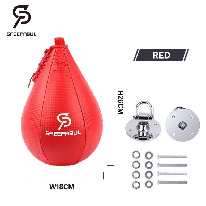 
“Pelota de velocidad de alta calidad para fitness y boxeo. Set de speed ball en forma de pera para reflejos, boxeo y MMA. Bolsa de velocidad para golpes. Accesorio de speed ball.”**